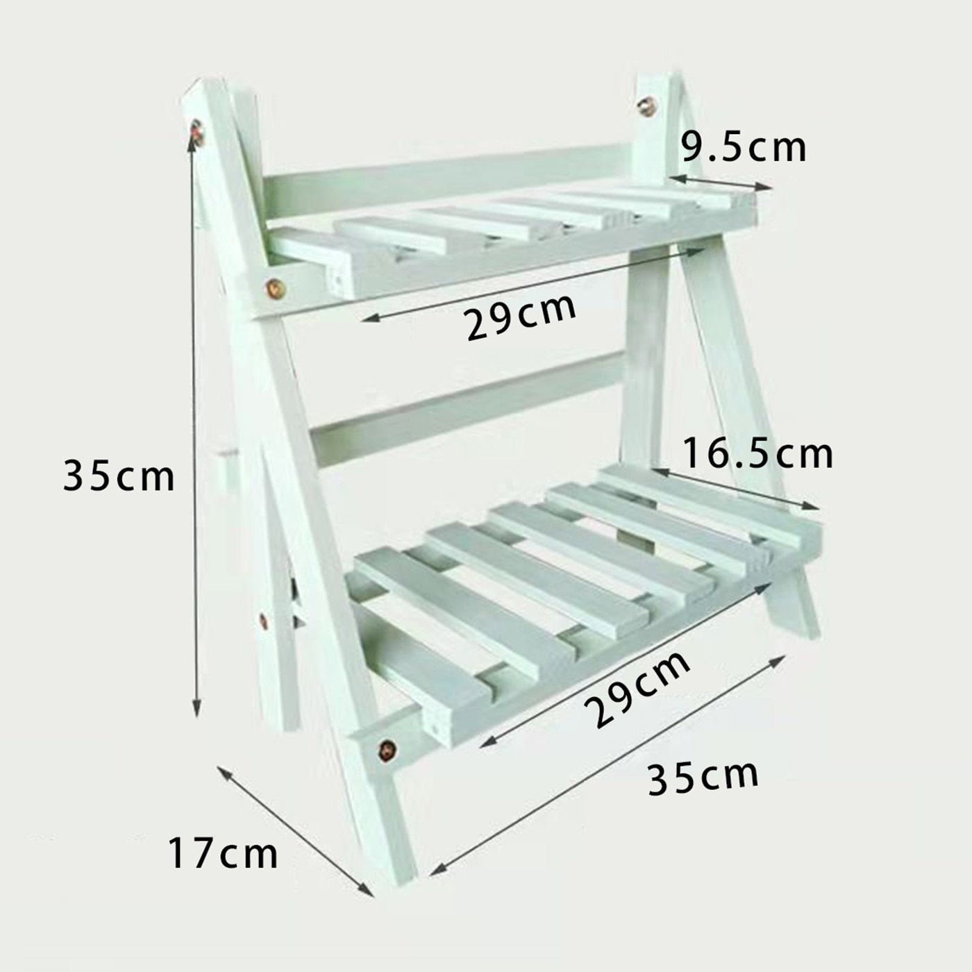 Wooden Double Layer Storage Racks - The House Of BLOC