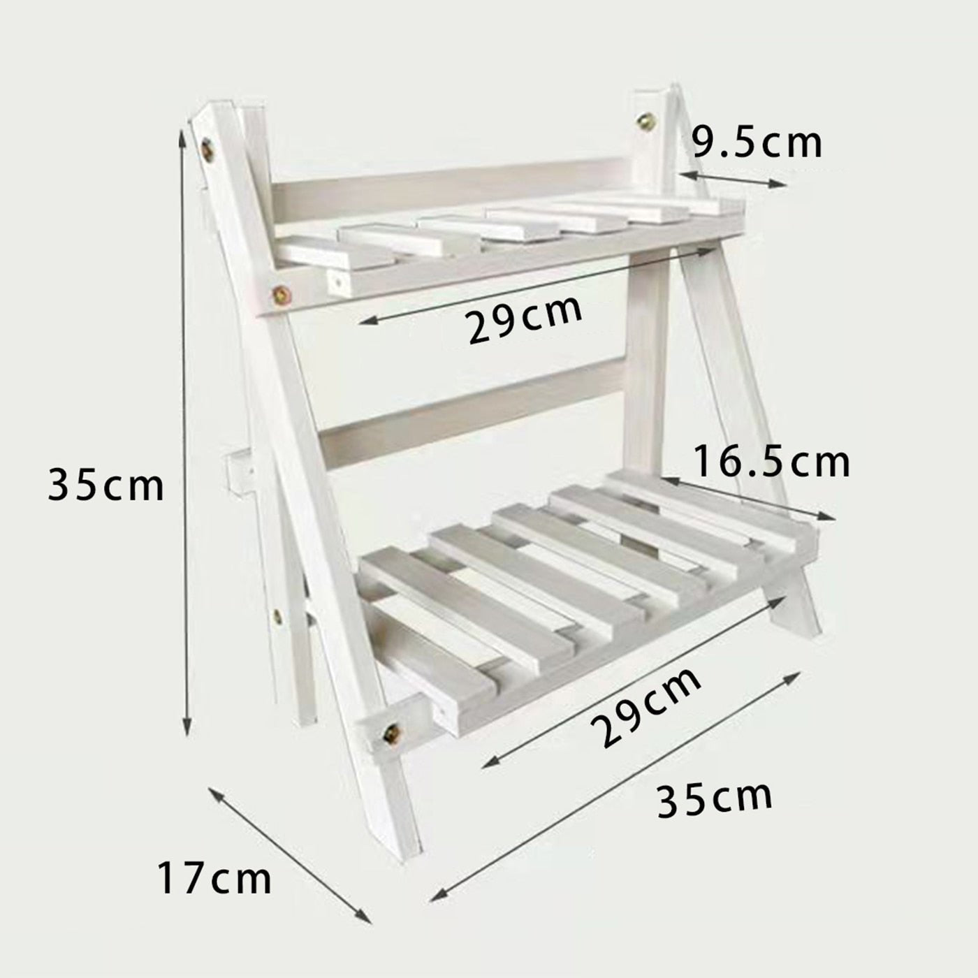 Wooden Double Layer Storage Racks - The House Of BLOC