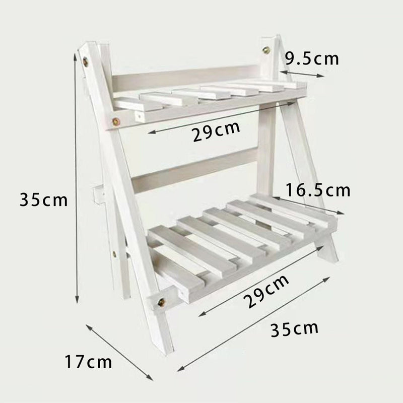 Wooden Double Layer Storage Racks - The House Of BLOC