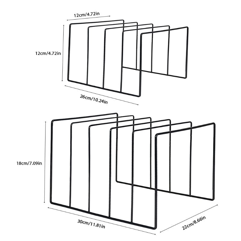 Wrought Iron Book + Record Storage Stand - The House Of BLOC
