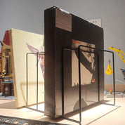 Wrought Iron Book + Record Storage Stand - The House Of BLOC
