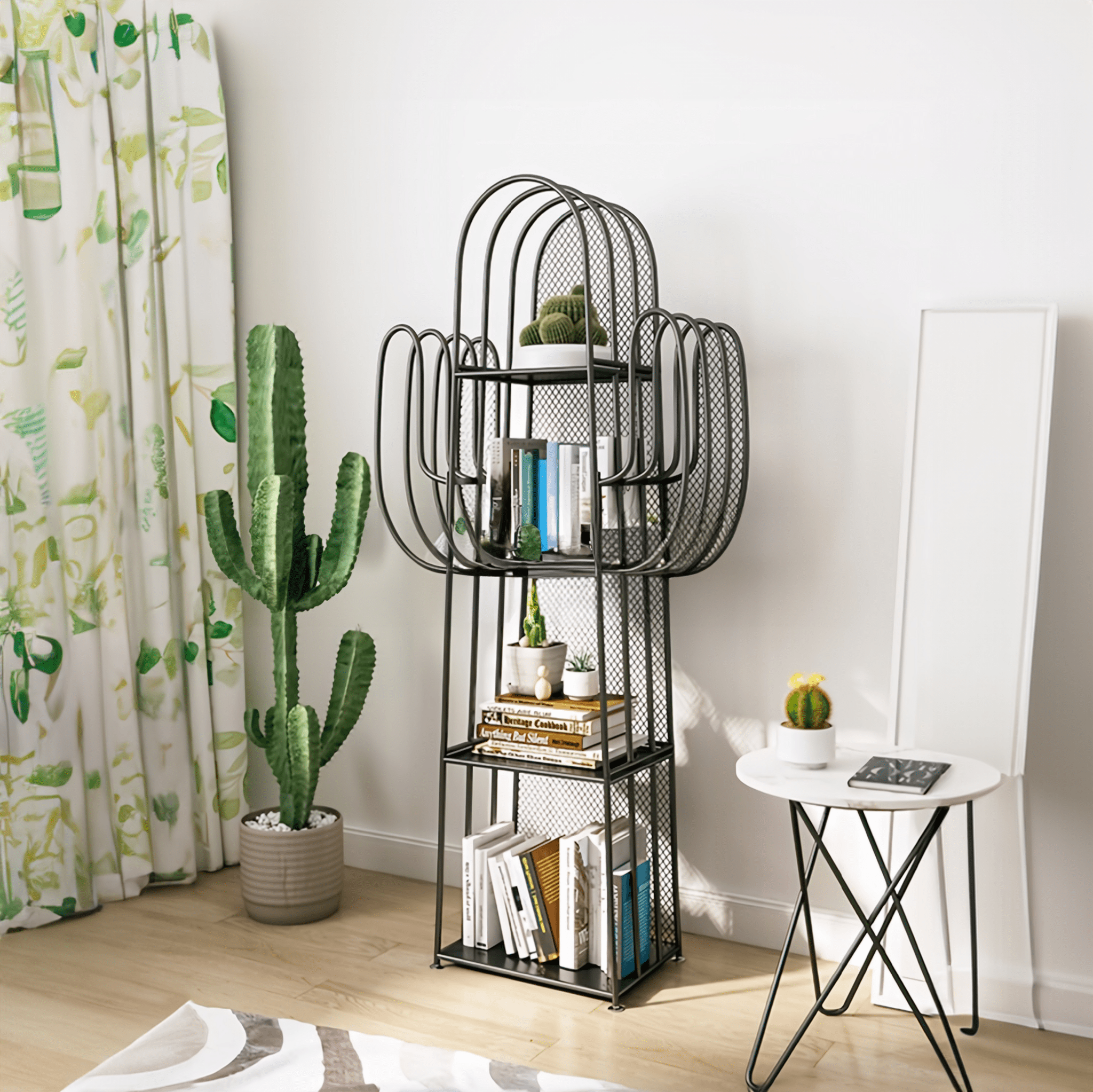 Wrought Iron Cactus Storage Stand - The House Of BLOC