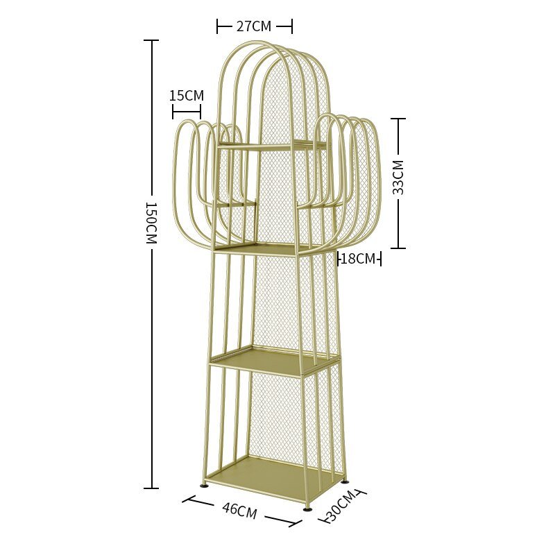 Wrought Iron Cactus Storage Stand - The House Of BLOC