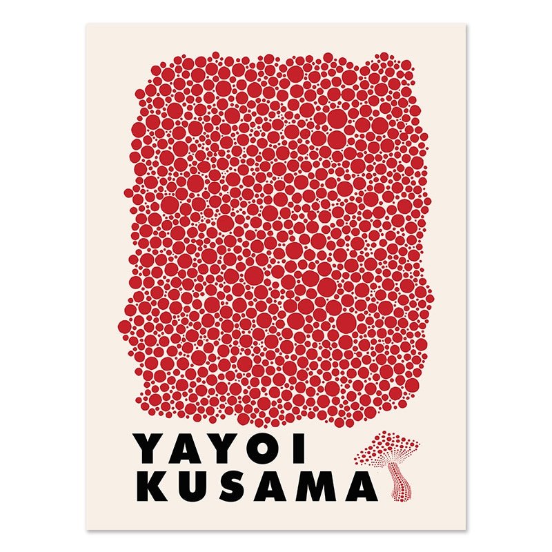 Yayoi Kusama Museum Abstract Art Poster - The House Of BLOC