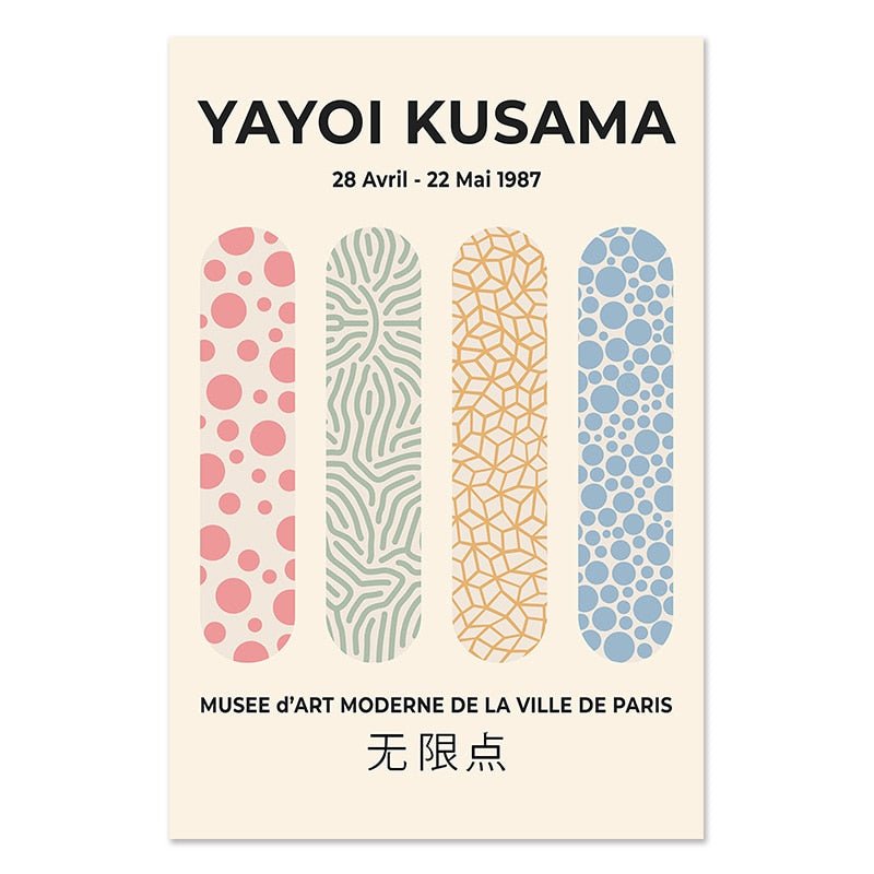 Yayoi Kusama Museum Abstract Art Poster - The House Of BLOC