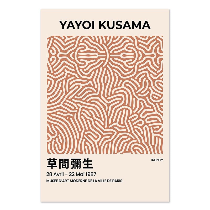 Yayoi Kusama Museum Abstract Art Poster - The House Of BLOC